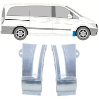 Painel de reparação do guarda-lamas dianteiro para Mercedes Vito W639 2003-2014 / Esquerda+Direita / Conjunto 16811