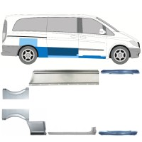 Kit de reparos para Mercedes Vito W639 2003-2014 / Esquerda+Direita / 14787