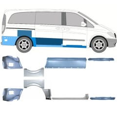Kit de reparos para Mercedes Vito W639 2003-2014 / Esquerda+Direita / 14788