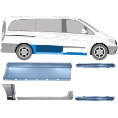 Kit de reparos para Mercedes Vito W639 2003-2014 / Esquerda+Direita / 14789