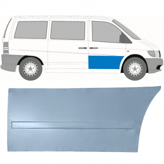 Painel de reparação das portas dianteiras para Mercedes Vito 1996-2003 / Direito 11995