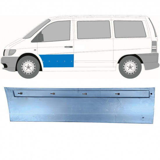 Painel de reparação das portas dianteiras para Mercedes Vito 1996-2003 / Esquerdo 11498