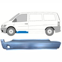Painel de reparação da soleira da porta dianteira para Mercedes Vito I W638 1996-2003 / Esquerdo 8832