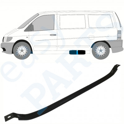 Abraçadeira do tanque de combustível para Mercedes Vito 1996-2003 9394