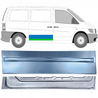 Painel de reparação interna e externa das portas deslizantes para Mercedes Vito 1996-2003 / Direito / Conjunto 12048