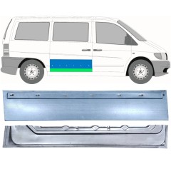 Painel de reparação interna e externa das portas deslizantes para Mercedes Vito I W638 1996-2003 / Direito / Conjunto 12047