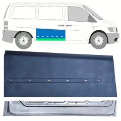 Painel de reparação interna e externa das portas deslizantes para Mercedes Vito I W638 1996-2003 / Direito / Conjunto 12049