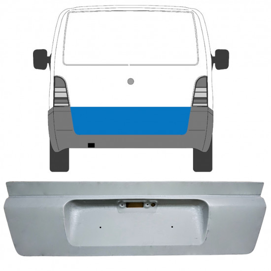 Painel de reparação externa das portas traseiras para Mercedes Vito 1996-2003 6802