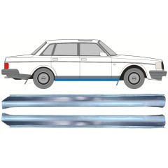 Painel de reparação da parte inferior da soleira para Volvo 240 1975-1993 / Esquerdo / Direito / Conjunto 12775