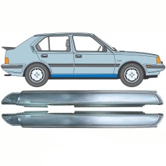 Soleira completa para Volvo 340 360 1975-1991 / Esquerda+Direita / Conjunto 10768