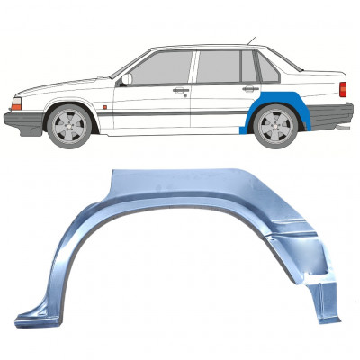 Painel de reparação do guarda-lamas traseiro para Volvo 940 1990-1998 / Esquerdo /  8294