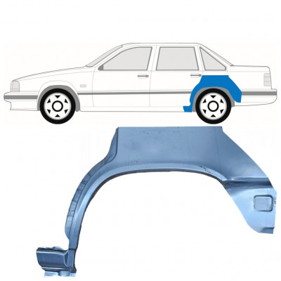 Painel de reparação do guarda-lamas traseiro para Volvo 850 1991-1997 / Esquerdo 8296