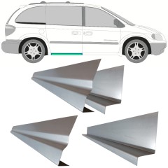 Painel de reparação interna e externa da soleira da porta deslizante para Chrysler Voyager 2000-2008 / Esquerda = Direita (simétrico) / Conjunto 11195