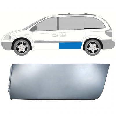 Painel de reparação externa das portas deslizantes para Chrysler Voyager 2000-2008 / Esquerdo 6429