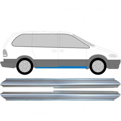 Painel de reparação da soleira para Chrysler Voyager Dodge Caravan 1996-2001 / Esquerda+Direita / Conjunto 6430