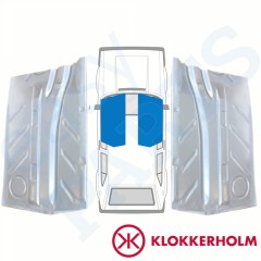 Painel de reparação do assoalho dianteiro para Volkswagen Golf 1 1974-1985 / Esquerda+Direita / Conjunto 10340