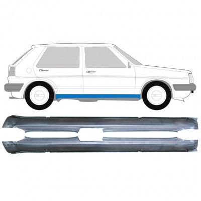 Painel de reparação da soleira para VW Golf 2 1982- / Esquerda+Direita / Conjunto 9607