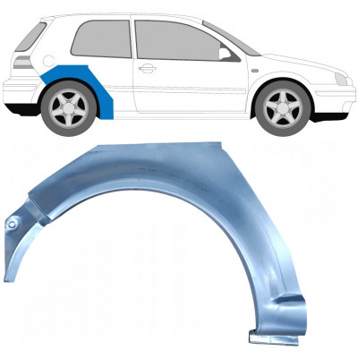 Painel de reparação do guarda-lamas traseiro para VW Golf 4 1997- / Direito 6076