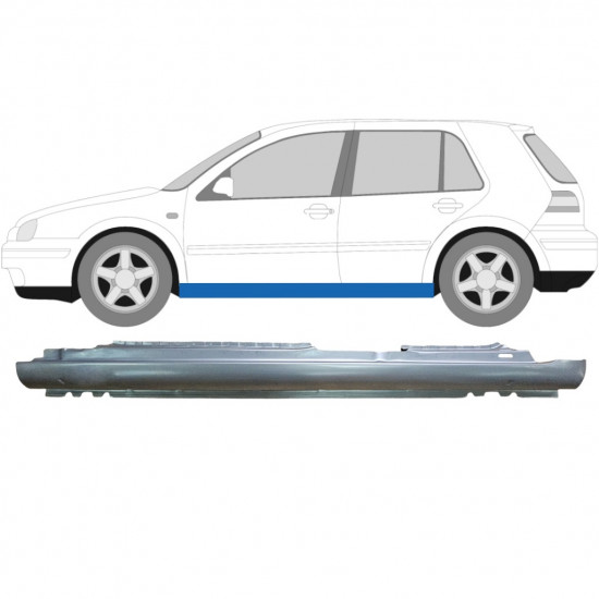 Painel de reparação da soleira para VW Golf 4 1997- / Esquerdo 5293