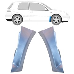 Painel de reparação do guarda-lamas dianteiro para Volkswagen Golf 4 1997-2006 / Esquerda+Direita / Conjunto 9676