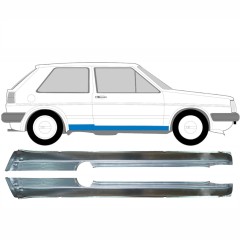 Soleira completa para Volkswagen Golf 2 1982-1992 / Esquerda+Direita / Conjunto 9407