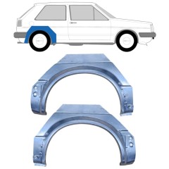 Painel de reparação do guarda-lamas traseiro para Volkswagen Golf 2 1982-1992 / Esquerda+Direita / Conjunto 9626