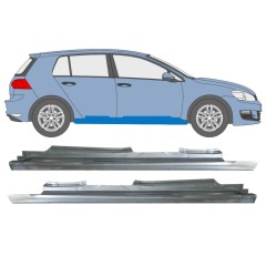 Soleira completa para Volkswagen Golf 7 2012- / Esquerda+Direita / Conjunto 9973