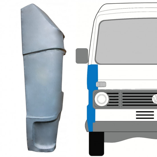 Painel de reparação do canto dianteiro para Volkswagen LT 1975-1996 / Direito 7942