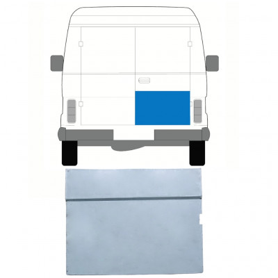 Painel de reparação das portas traseiras para Volkswagen LT 1975-1996 / Direito 7956