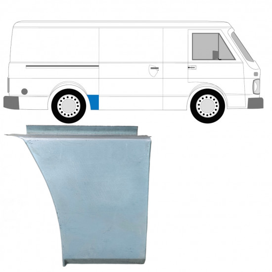 Painel de reparação do guarda-lamas traseiro para Volkswagen LT 1975-1996 / Direito 7958