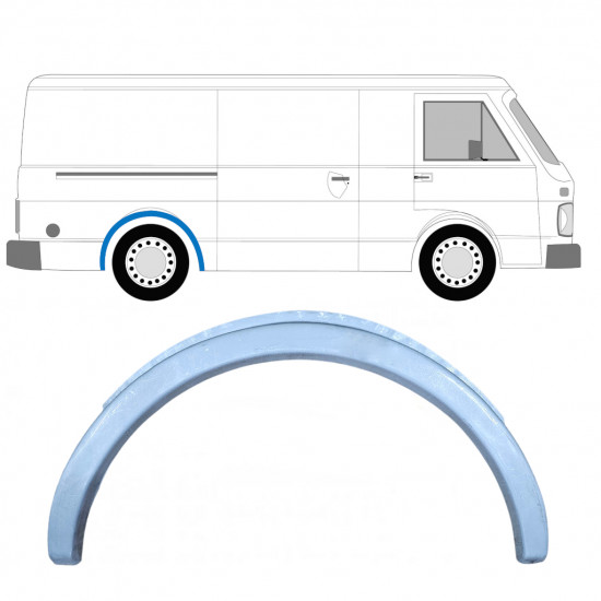 Painel de reparação do guarda-lamas traseiro para Volkswagen LT 1975-1996 / Esquerda = Direita (simétrico) 7962