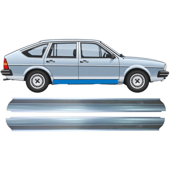 Painel de reparação da soleira para Volkswagen Passat B2 1980-1988 / Esquerda = Direita (simétrico) / COMBI / SEDAN / HATCHBACK / Conjunto 11262