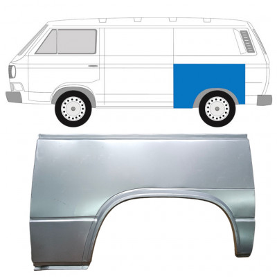 Painel de reparação do guarda-lamas traseiro para VW Transporter T3 1979-1992 / Esquerdo 7137