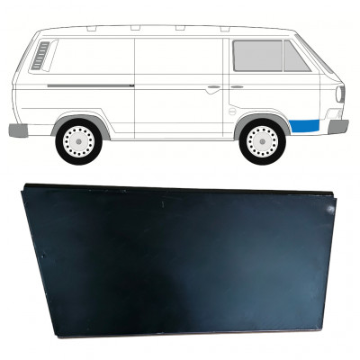 Painel de reparação externa das portas dianteiras para VW Transporter T3 1979-1992 / Direito 11089