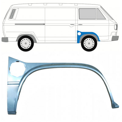 Painel de reparação do arco da roda dianteira para VW Transporter T3 1979-1992 / Direito 8164