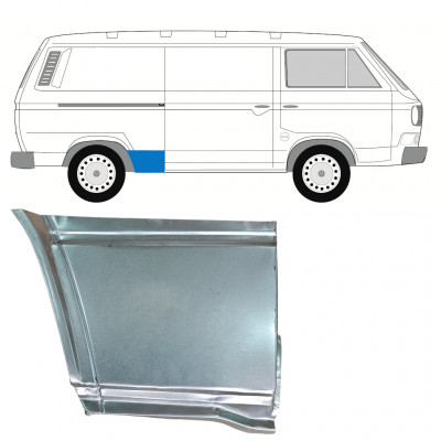 Painel de reparação do guarda-lamas traseiro para VW Transporter T3 1979-1992 / Direito 11086