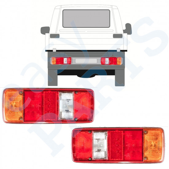 Luz traseira para VW Transporter T4 1990- / Esquerda+Direita / Conjunto 9756