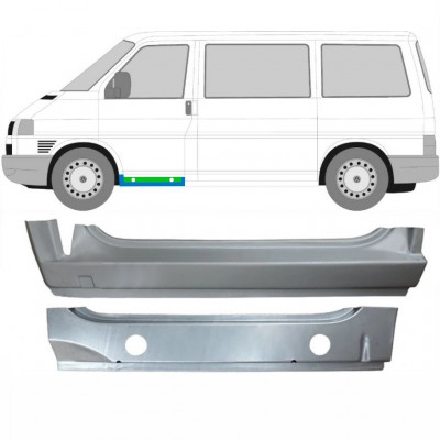 Painel de reparação interna e externa da soleira dianteira para VW Transporter T4 1990-2003 / Esquerdo / Conjunto 9906