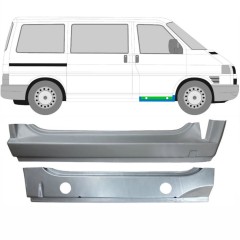 Painel de reparação interna e externa da soleira dianteira para Volkswagen Transporter T4 1990-2003 / Direito / Conjunto 9905