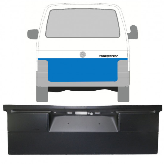 Painel de reparação das portas traseiras para VW Transporter T4 1990-2003 8924