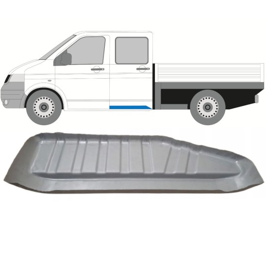 Degrau de entrada da porta para Volkswagen Transporter T5 2003-2015 / Esquerdo 16846