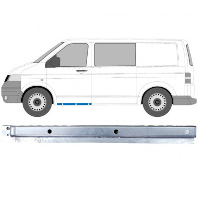 Painel de reparação da soleira da porta dianteira para VW Transporter T5 2003-2015 / Esquerdo 12000