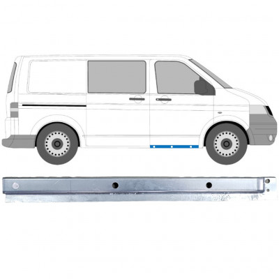 Painel de reparação interna da soleira da porta dianteira para VW Transporter T5 2003-2015 / Direito 11999