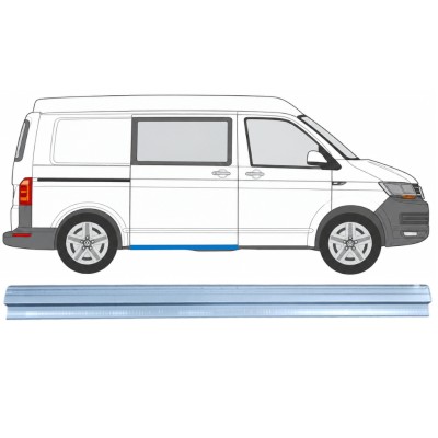 Painel de reparação da soleira da porta deslizante para Volkswagen Transporter T6 2015-2024 / Direito 17183
