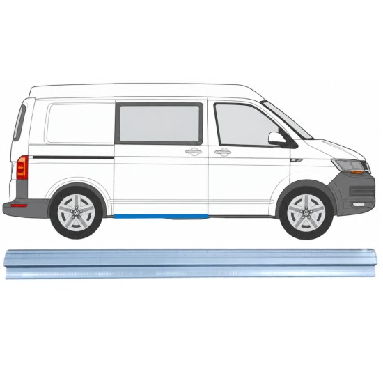 Painel de reparação da soleira da porta deslizante para Volkswagen Transporter T6 2015-2024 / Direito 17183