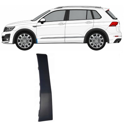 Moldura lateral do guarda-lamas dianteiro para Volkswagen Tiguan 2016-2020 R-Line / Esquerdo 14864