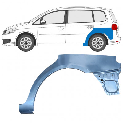 Painel de reparação do guarda-lamas traseiro para VW Touran 2010-2015 / Esquerdo 8195