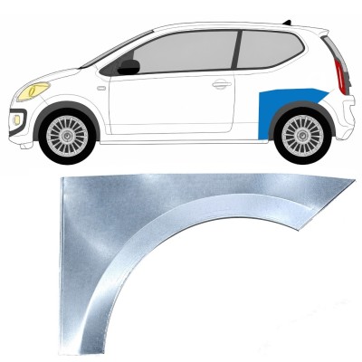 Painel de reparação do guarda-lamas traseiro para Volkswagen UP! 2011- / Esquerdo 17209
