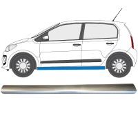 Painel de reparação da parte inferior da soleira para Volkswagen UP! 2011- / Esquerdo 14819 Painel de reparação da parte inferior da soleira para Volkswagen UP! 2011- / Esquerdo 14819