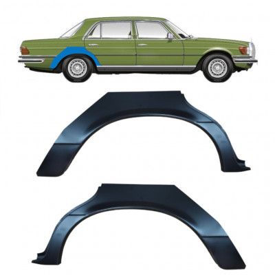 Painel de reparação do guarda-lamas traseiro para Mercedes S-class 1972-1980 / Esquerda+Direita / Conjunto 9431